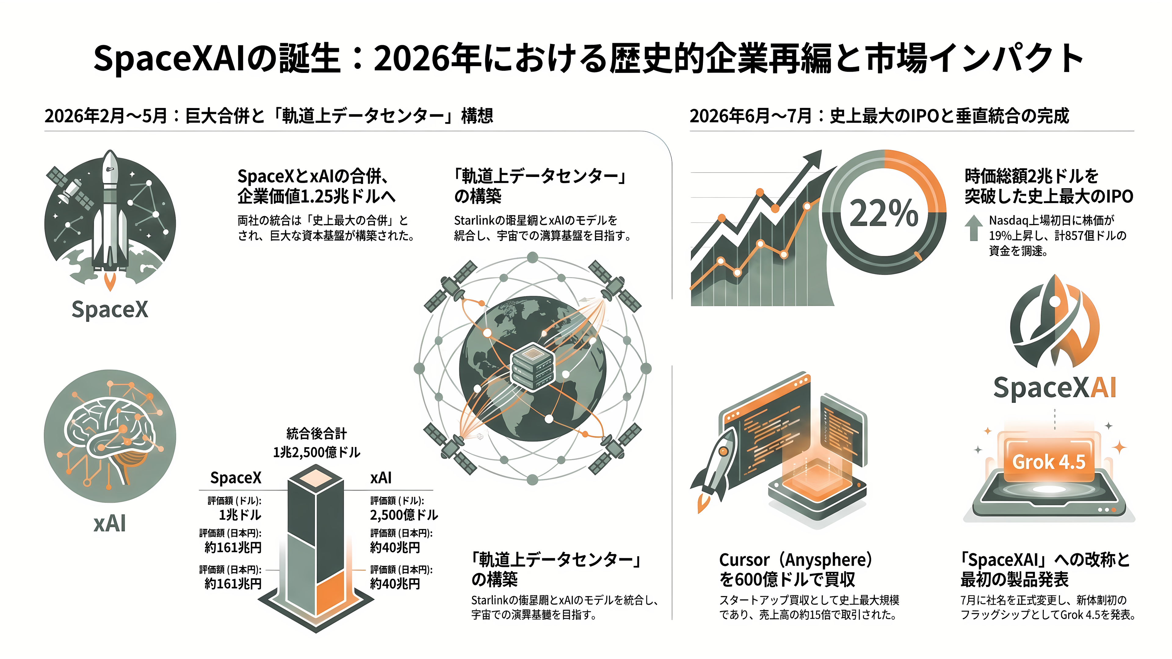 SpaceXAI、Grok4.5を公表 - SpaceXAIという企業体──合併、IPO、そしてCursor買収 - 章扉
