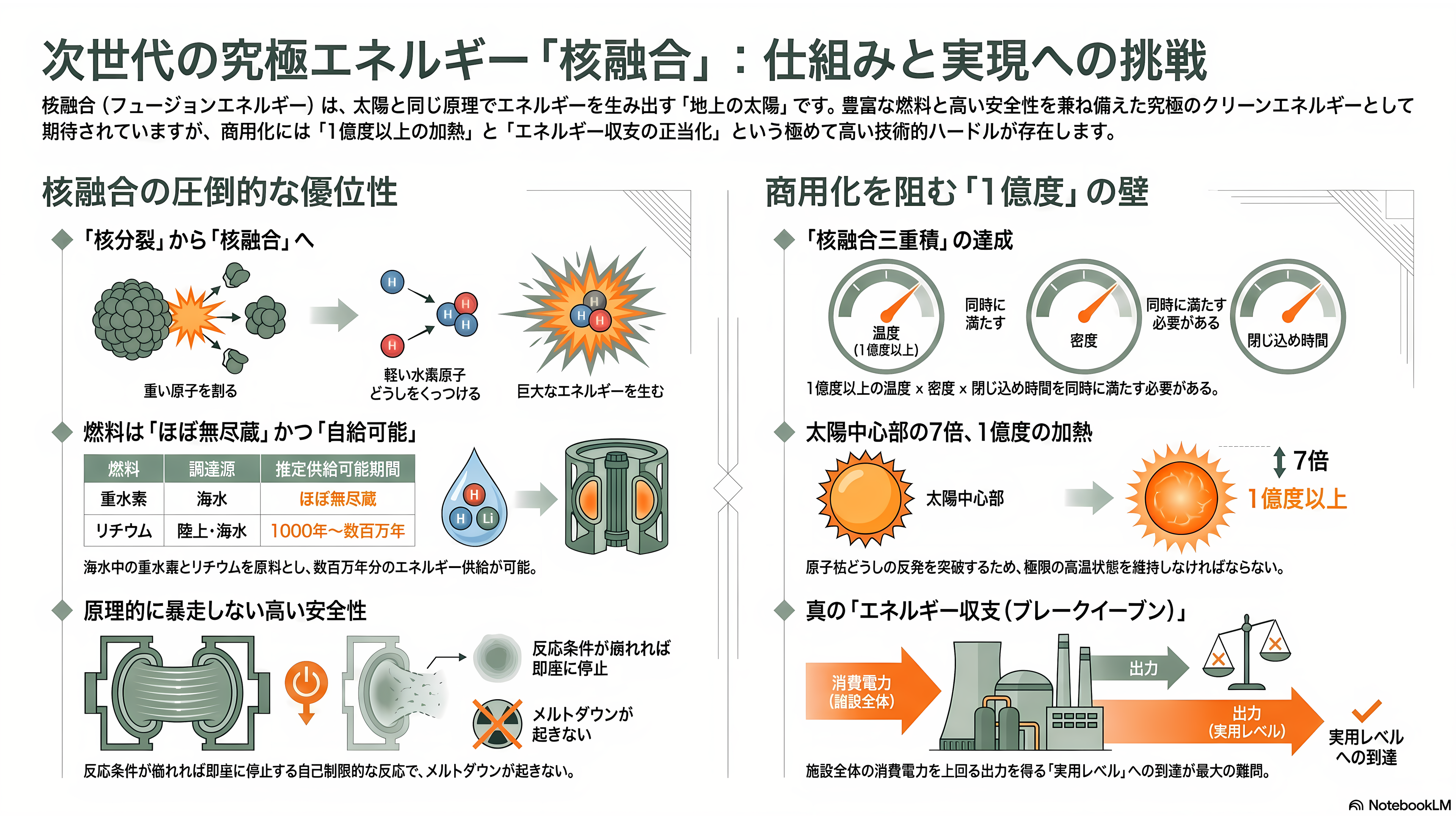 核融合スタートアップ、Helical Fusion(ヘリカルフュージョン) 。代表、田口 昂哉(たぐち たかや) - そもそも核融合(フュージョンエネルギー)とは何か - 章扉