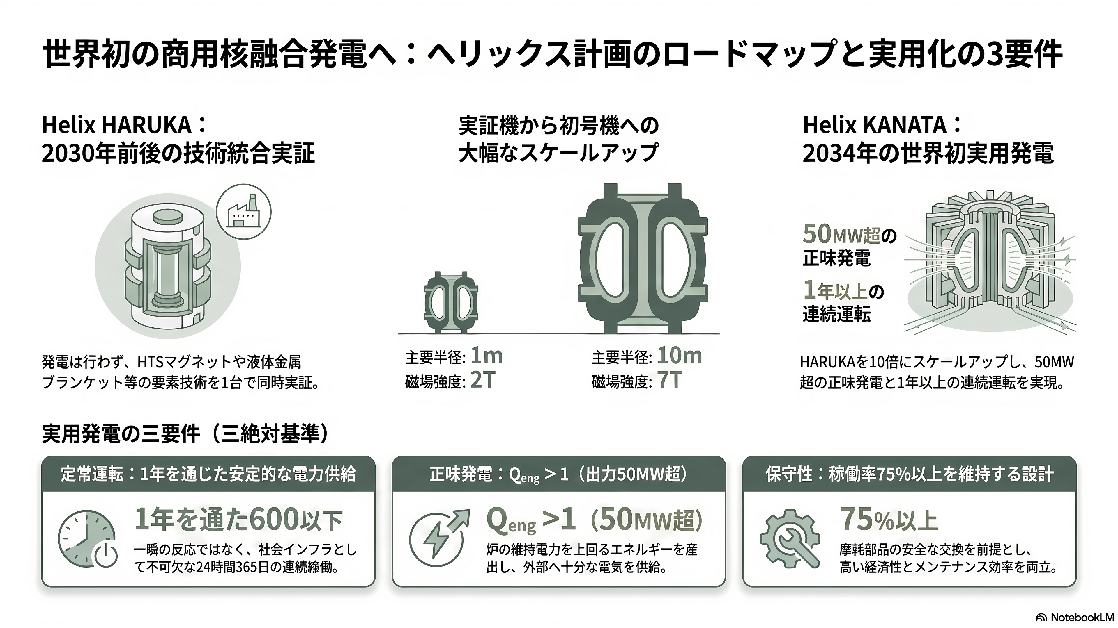 核融合スタートアップ、Helical Fusion(ヘリカルフュージョン) 。代表、田口 昂哉(たぐち たかや) - 最終実証装置「Helix HARUKA」と発電初号機「Helix KANATA」 - 章扉