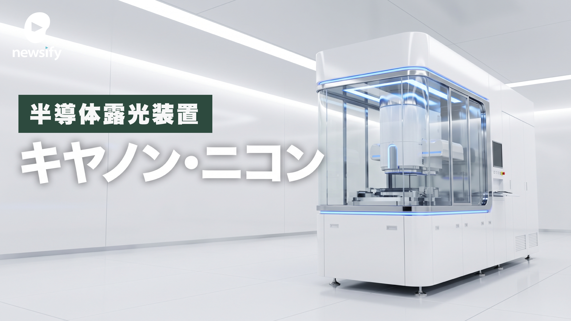 半導体露光装置（リソグラフィ装置）、スタンプ方式のナノインプリントと後工程に強みのキヤノン、高精度なArF液浸の深掘りとASML互換のニコン