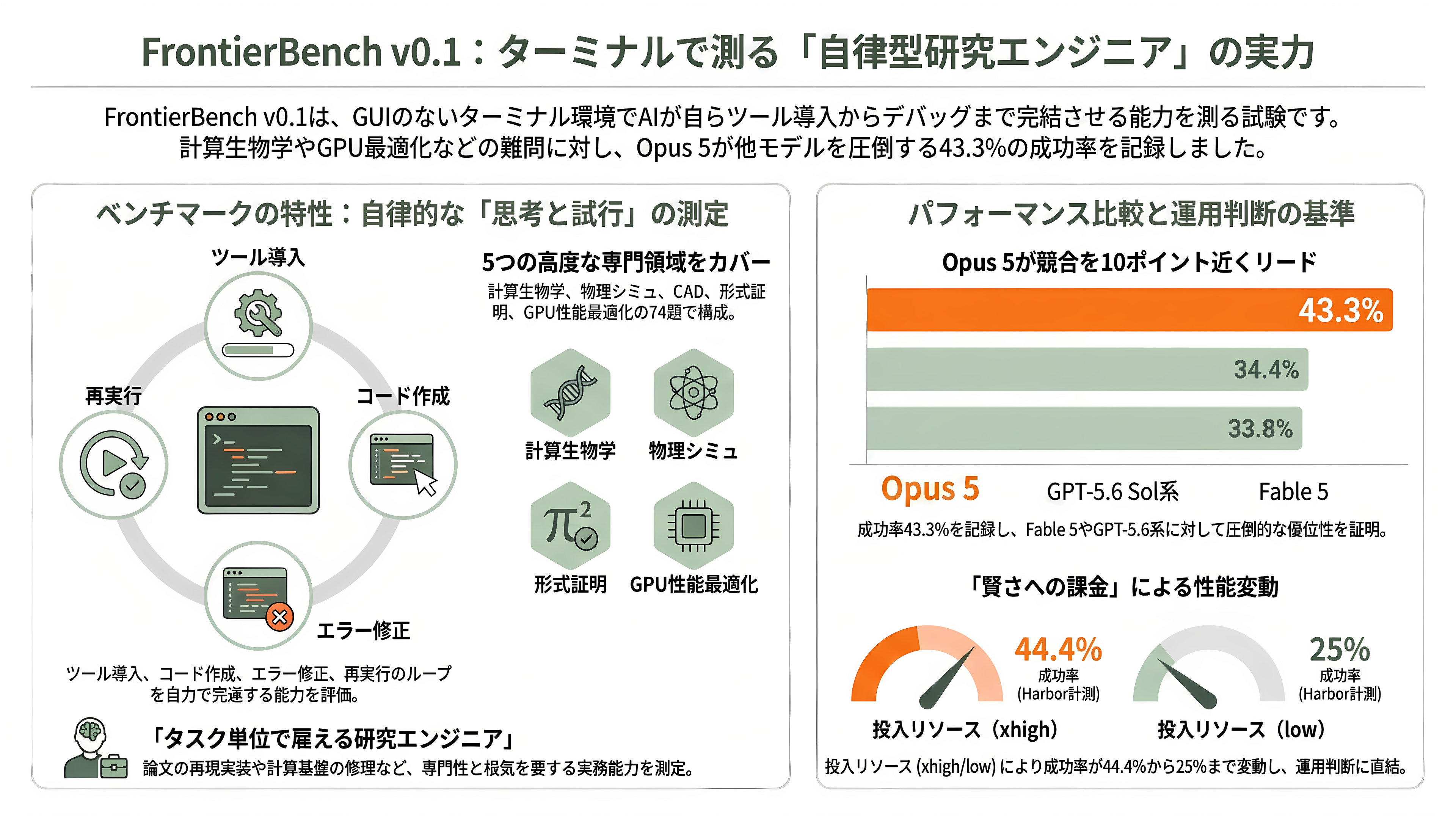 Claude Opus 5リリース - FrontierBench v0.1——ターミナルの中の「研究エンジニア」 - 章扉