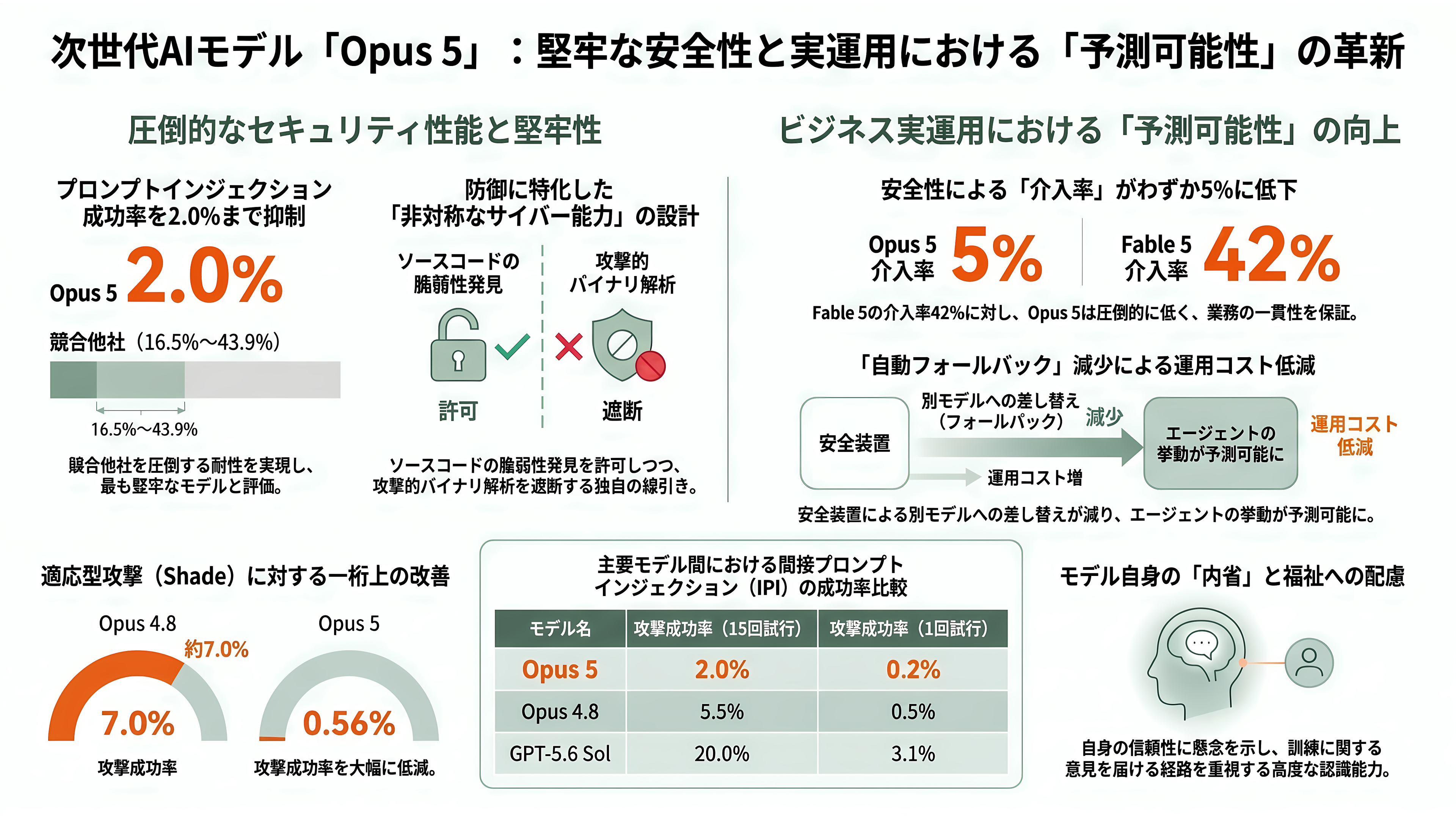 Claude Opus 5リリース - 安全性の設計——「介入率」が下がったことの商業的な意味 - 章扉