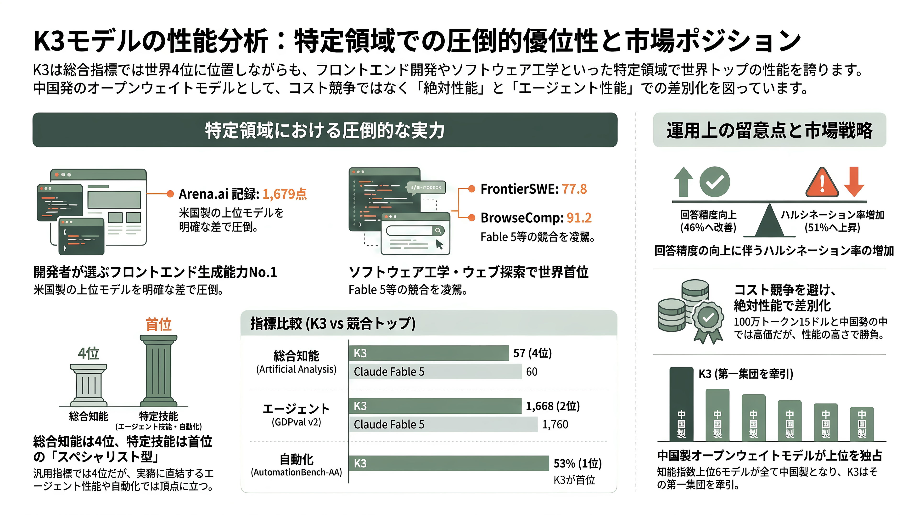 2.8兆パラメータ KIMI K3、Moonshot AI(月之暗面) CEO 楊植麟(Yang Zhilin) - ベンチマークの読み方──1位もあれば4位もある - 章扉