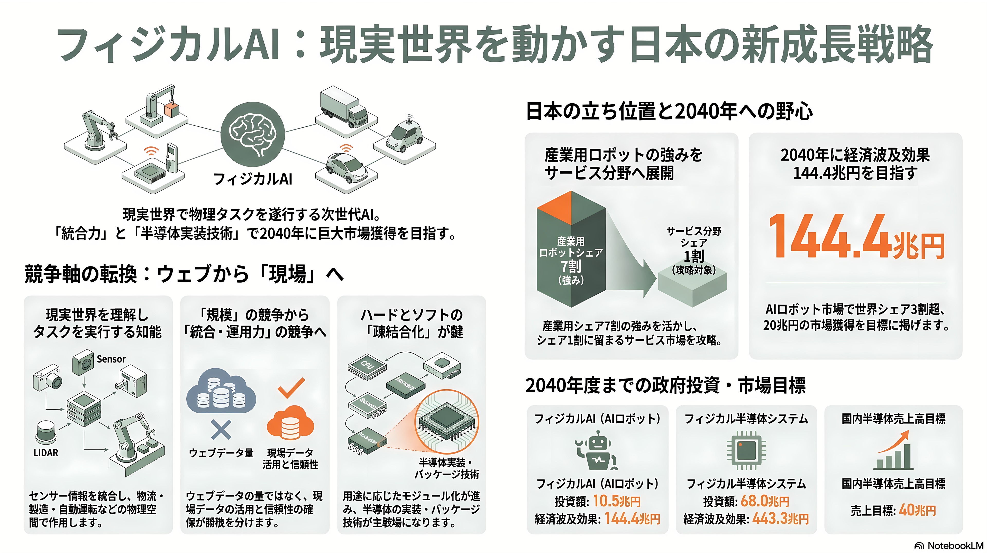 熊本県と三井不動産（8801）が共同で研究開発拠点、フィジカルＡＩ・半導体基盤センター（PASTEC）設置へ。産学官連携拠点くまもとサイエンスパーク内。 - フィジカルAIとは何か ― 「賢い脳」を現場の体に載せるための半導体 - 章扉