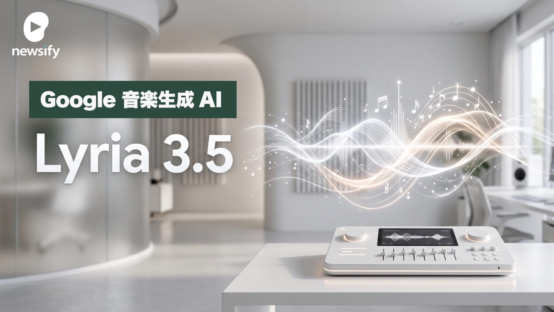 Google 音楽生成AI、Lyria 3.5を発表。豊かな楽曲性の向上と、歌詞やボーカルの強化