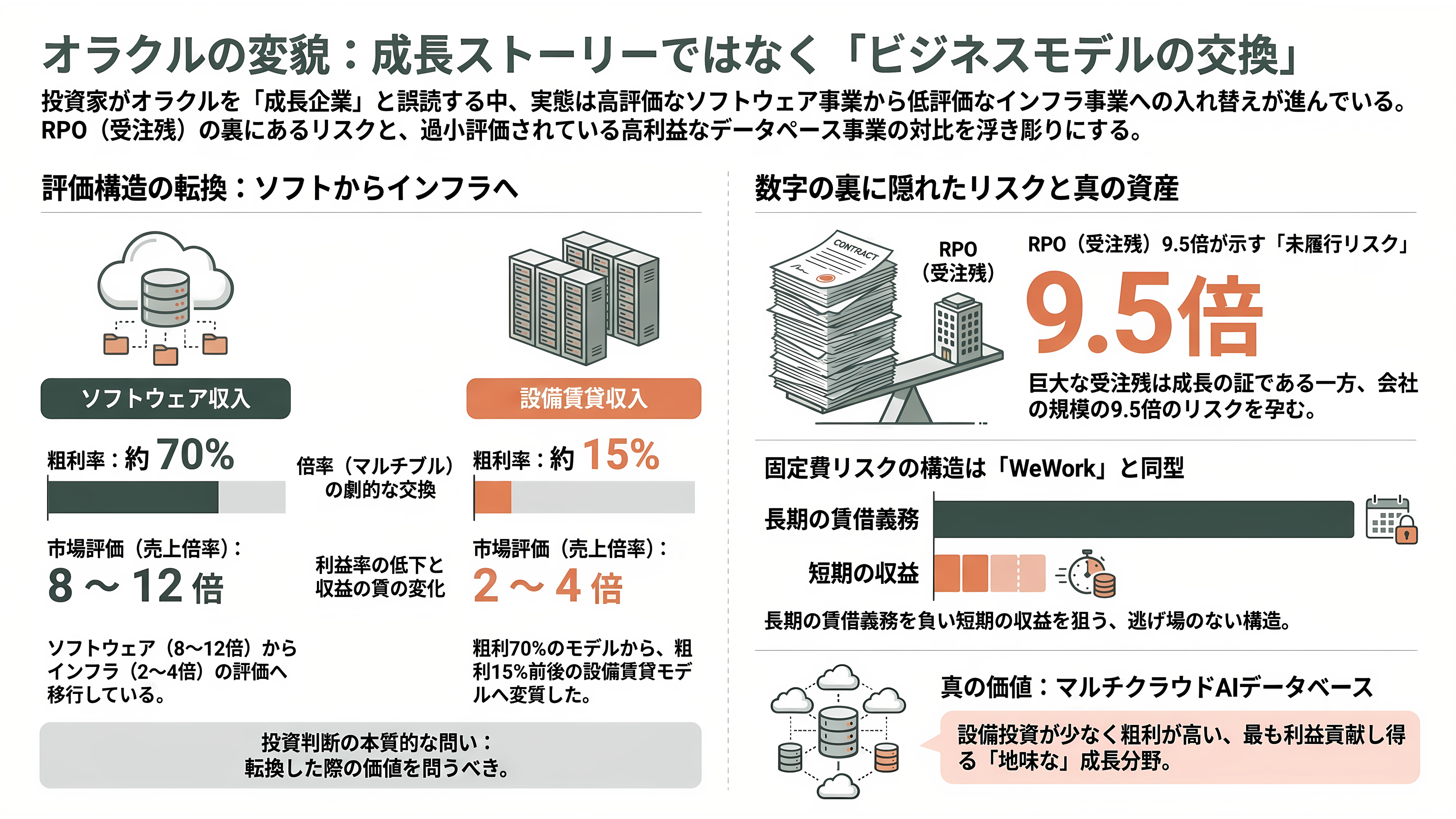 Oracle、RDBMSの雄からGPUクラウドへのピボット - VCの視点——これは成長ストーリーではなく、ビジネスモデルの交換である - 章扉