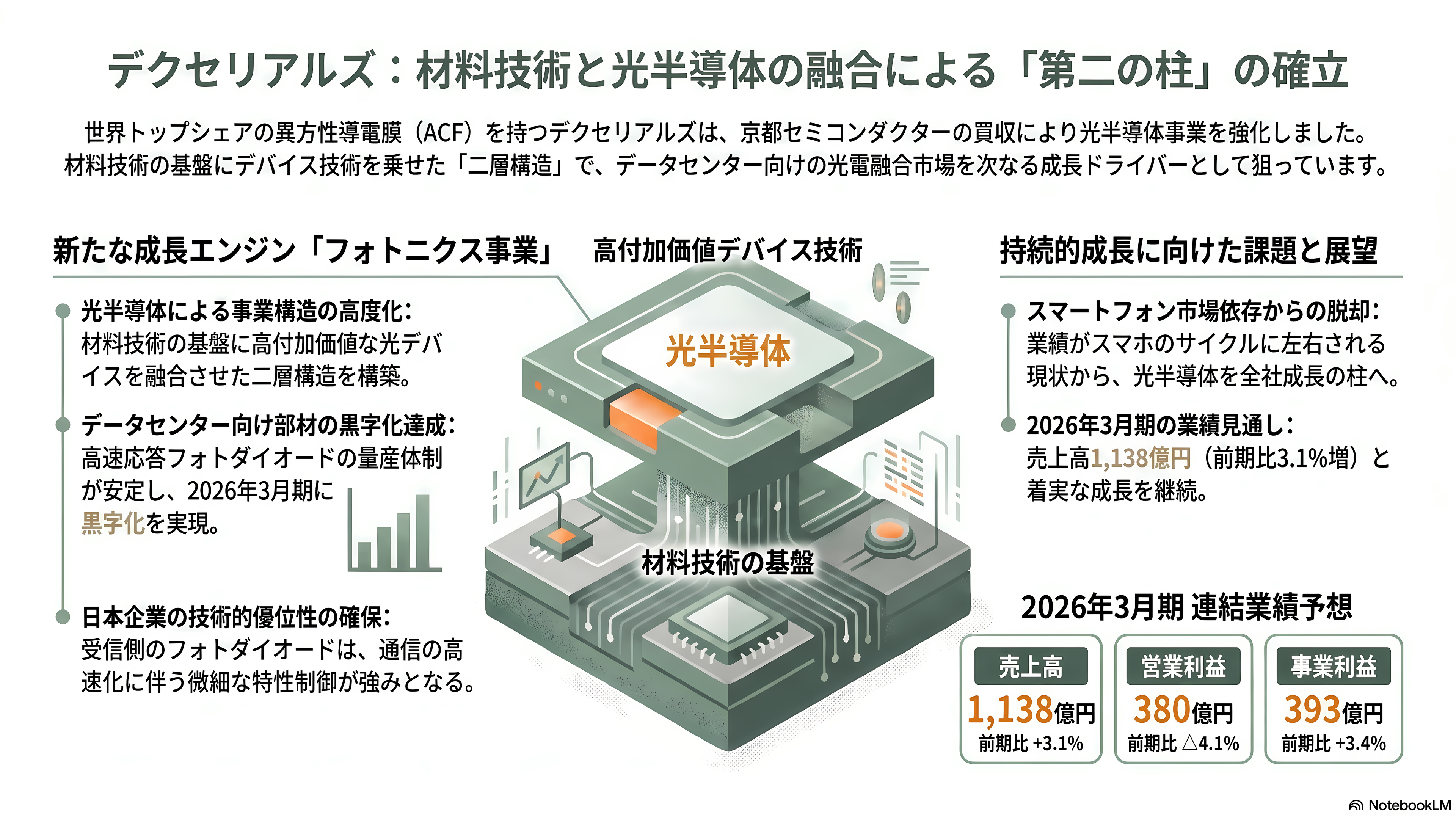 特集 NTT IOWN（アイオン）構想 光電融合プレイヤー企業 34選 - デクセリアルズ——京都セミコンダクター買収で得た、光半導体という第二の柱 - 章扉