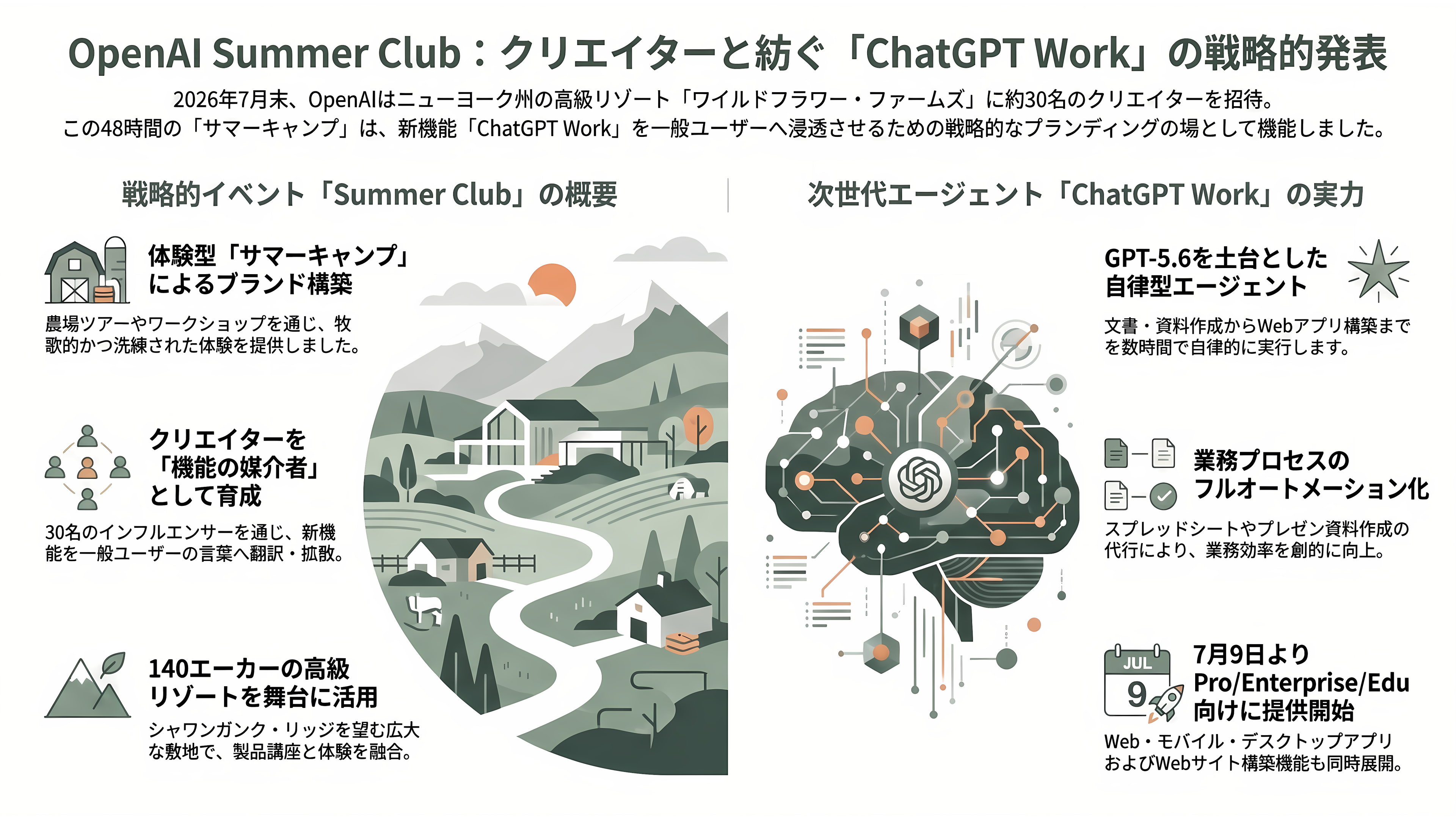 1泊75万円のスイート。超高級リゾートでのOpenAIのインフルエンサー招待イベント「サマー・クラブ(Summer Club)」が大炎上 - ハドソン・バレーの140エーカーで起きたこと - 章扉