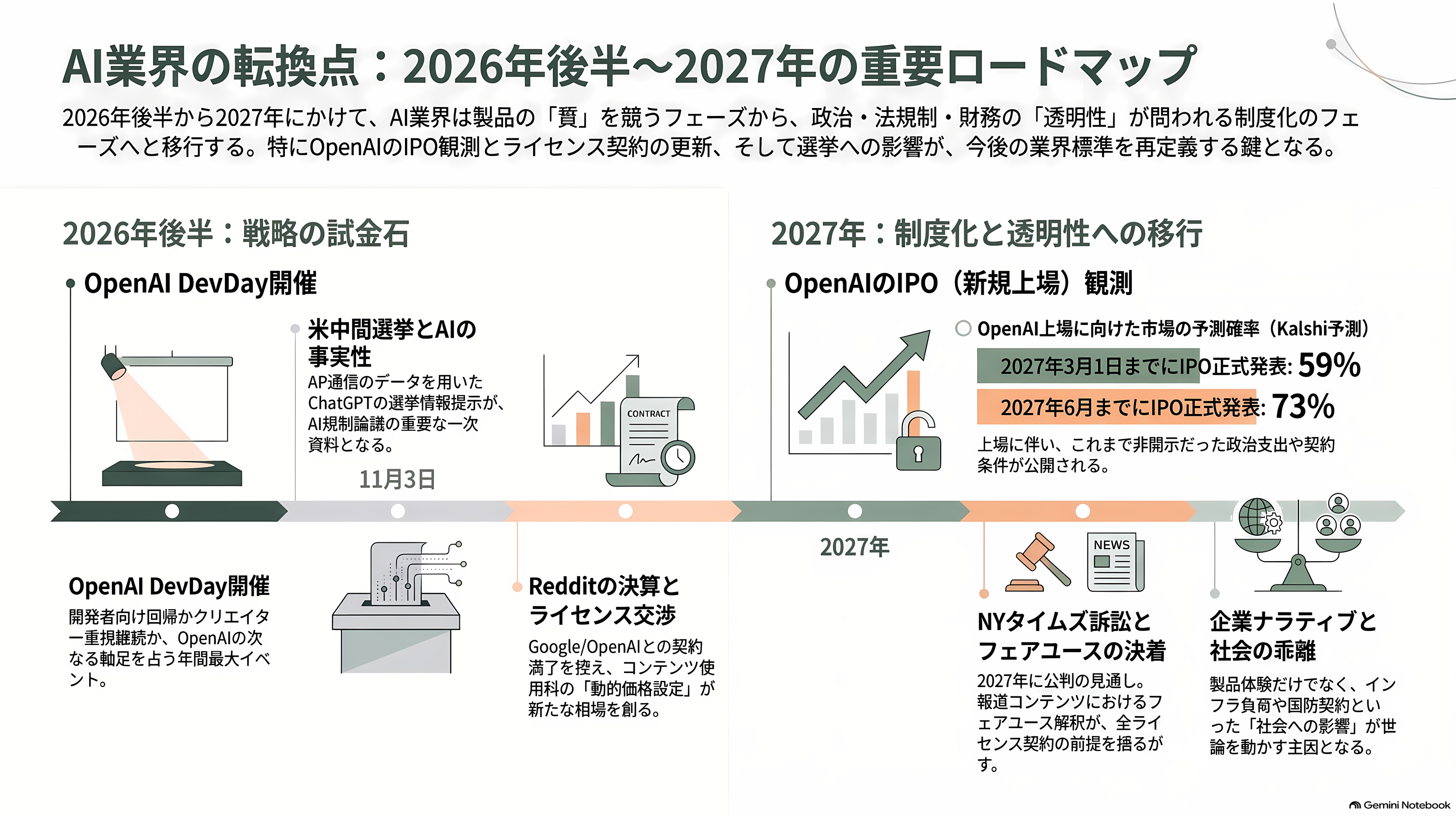 1泊75万円のスイート。超高級リゾートでのOpenAIのインフルエンサー招待イベント「サマー・クラブ(Summer Club)」が大炎上 - これから何が計測されるか──2026年後半〜2027年のカレンダー - 章扉