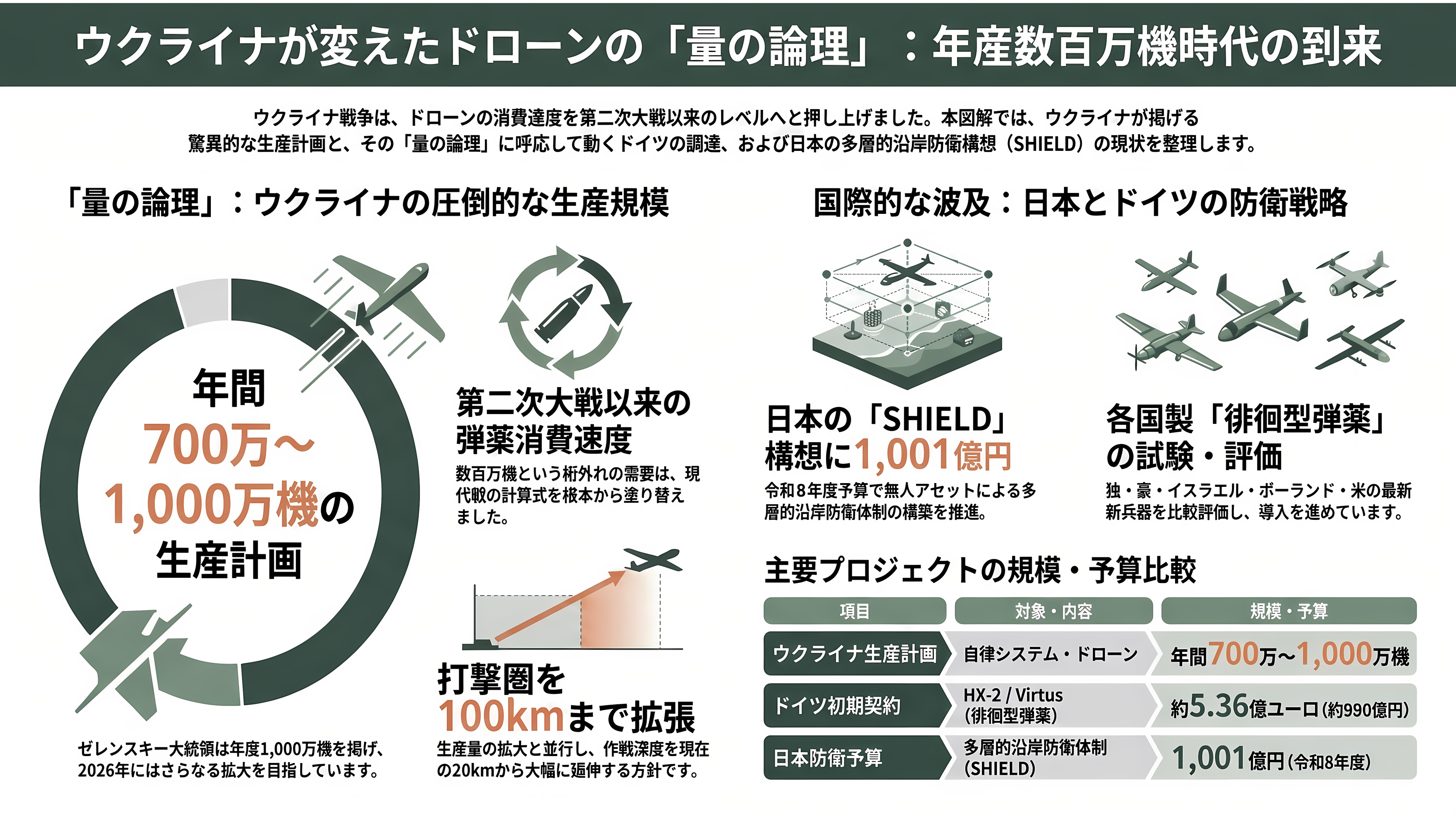 楽天G(4755)、ドイツの防衛AIテック企業Helsing(ヘルシング)社と提携。自律型攻撃・徘徊型ドローンHX-2の陸上自衛隊導入を支援、国内窓口として防衛省への提案・国産化を推進 - ウクライナが変えた計算式 ― 年産700万機とも1,000万機とも - 章扉