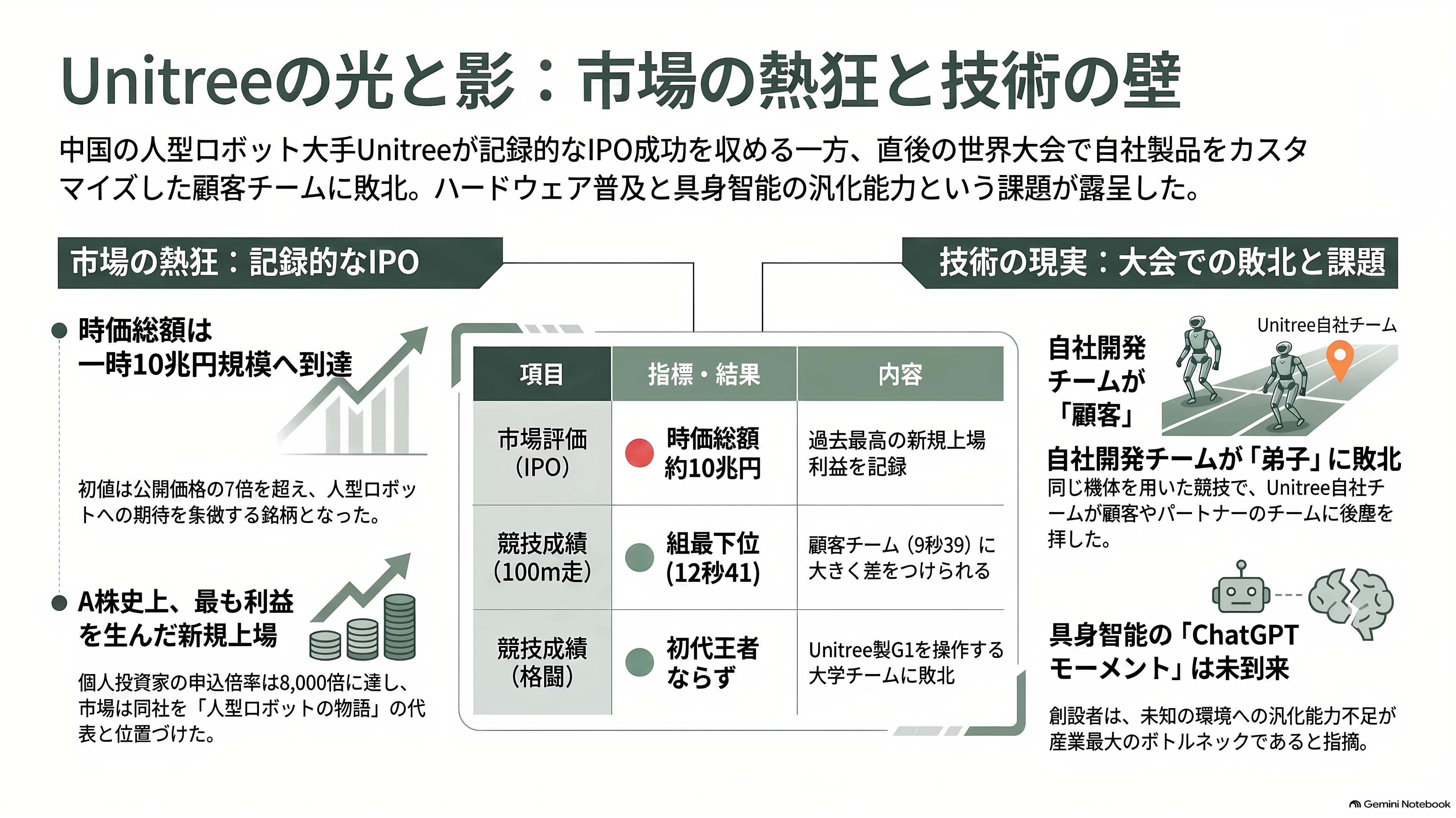 第2回 世界人型ロボット運動会を産業視点で俯瞰。上位は独自勢、Unitree（宇樹科技）は予選でグループ最下位で敗退。そして頭脳は中国製か、NVIDIAやIntel製か - 上場4日目のUnitreeが、自社チームで組最下位に沈んだ - 章扉