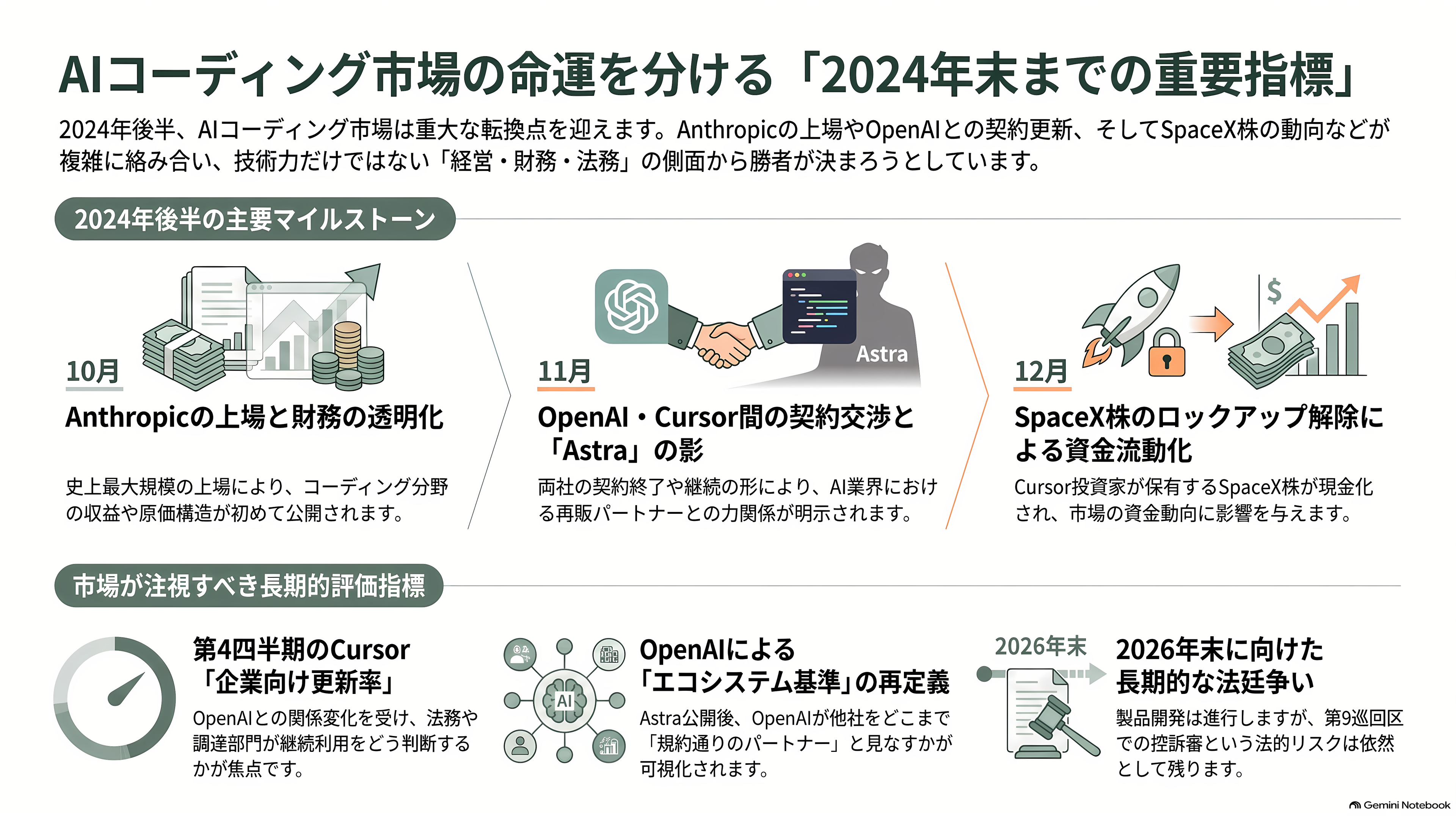 OpenAI、Cursorからの全モデル撤退を表明 - 9月から年末までに、何が測れるようになるか - 章扉