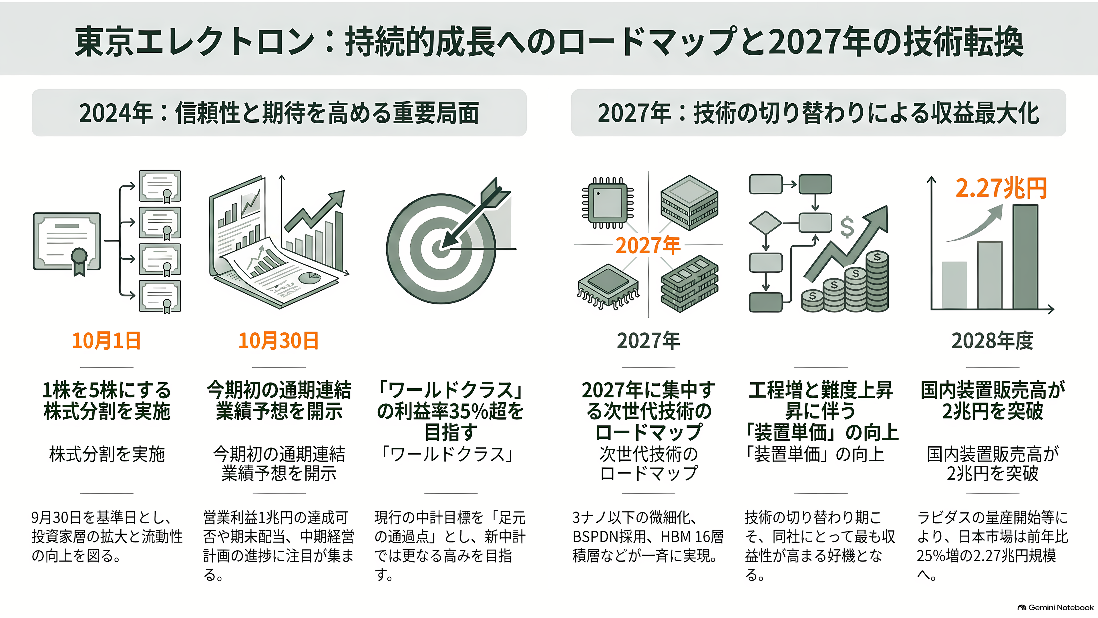 世界2位の装置メーカー、東京エレクトロン（8035）。AI向け設備投資が牽引し、上期経常利益を4,640億円へ上方修正 - 次に何が起きるか - 章扉