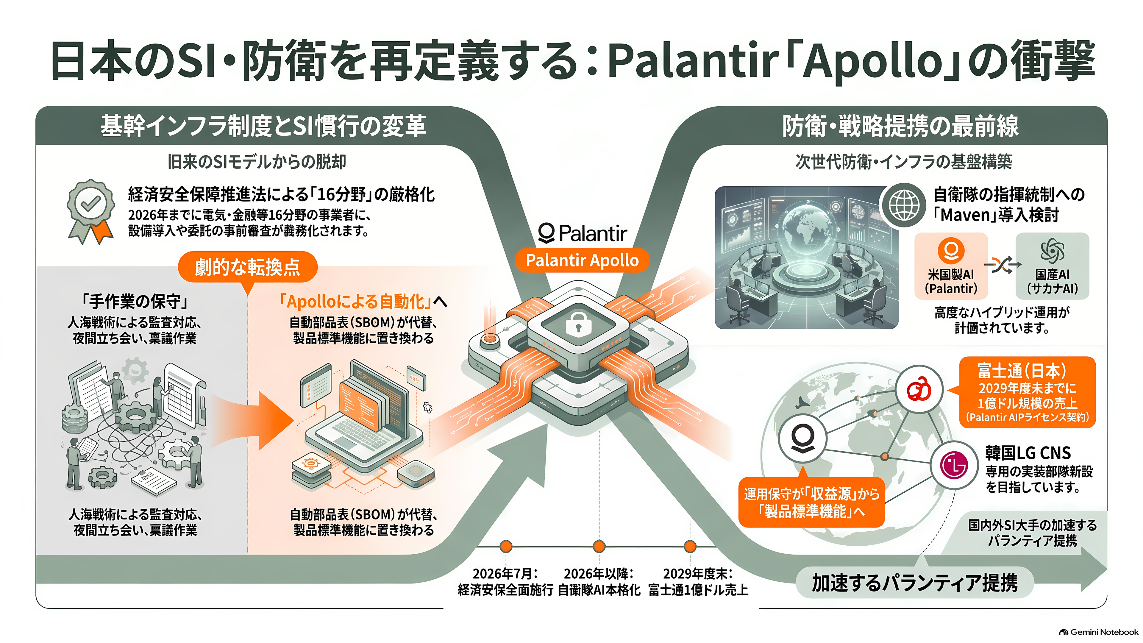 パランティアのソフトウェア「Apollo（アポロ）」とは。政府や企業の閉鎖環境（エアギャップ環境）を越え、更新を届ける継続的デリバリ(CD)基盤 - 日本のSI企業にとって、Apolloは何を意味するか - 章扉