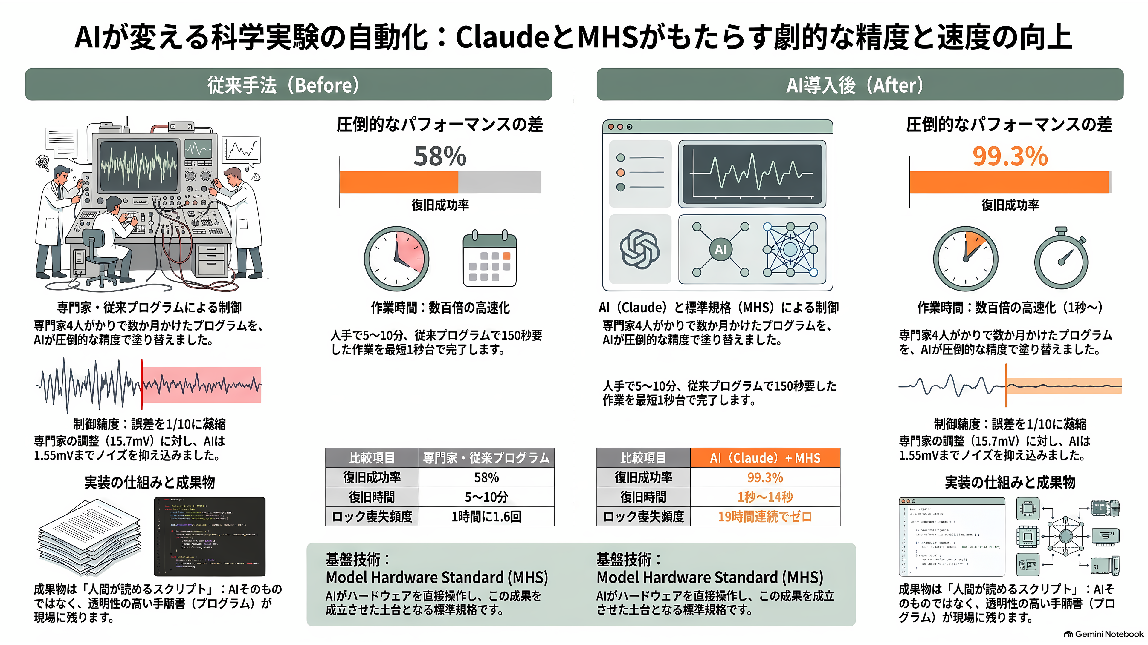 Anthropic（アンソロピック）、MHS（Model Hardware Standard）を公開。紙のマニュアルと担当者の頭の中にあった装置の安全な動かし方を、機械が読めるドライバに埋め込む - レーザーが外れた実験台で、何が起きたか - 章扉
