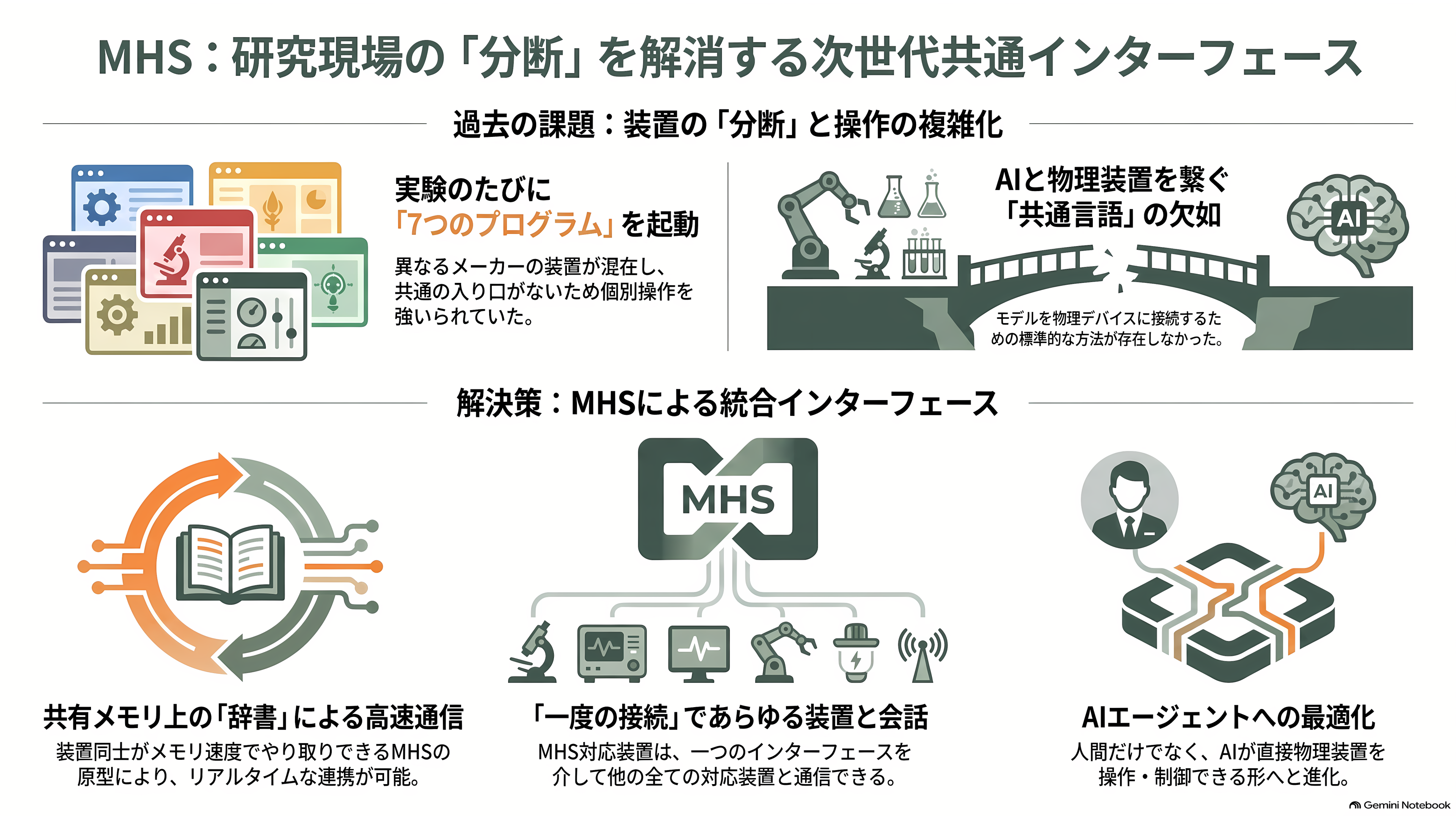 Anthropic（アンソロピック）、MHS（Model Hardware Standard）を公開。紙のマニュアルと担当者の頭の中にあった装置の安全な動かし方を、機械が読めるドライバに埋め込む - なぜ、装置は今までつながらなかったのか - 章扉