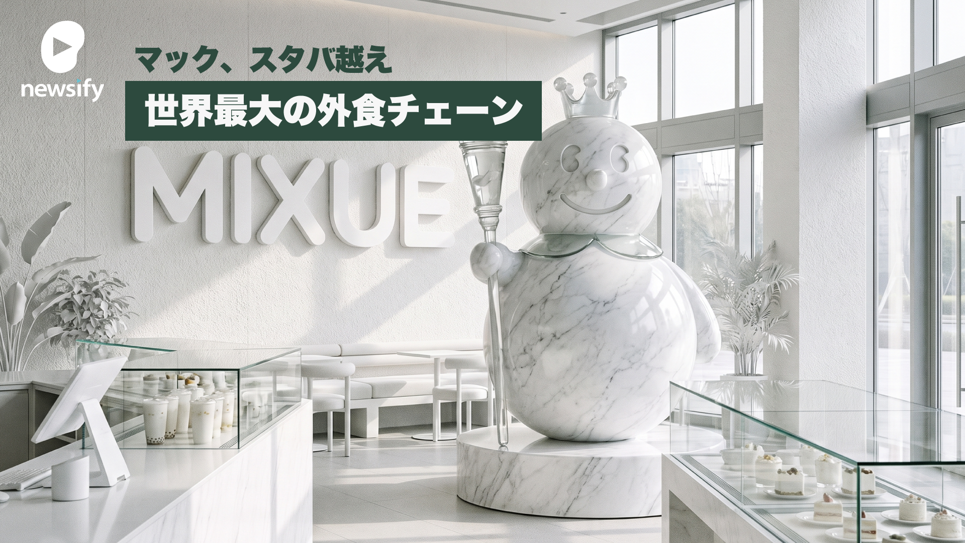 マック、スタバ越え世界最大の外食チェーンMIXUE（ミーシュー）（蜜雪冰城）とは。ソフトクリームと主力のレモネード