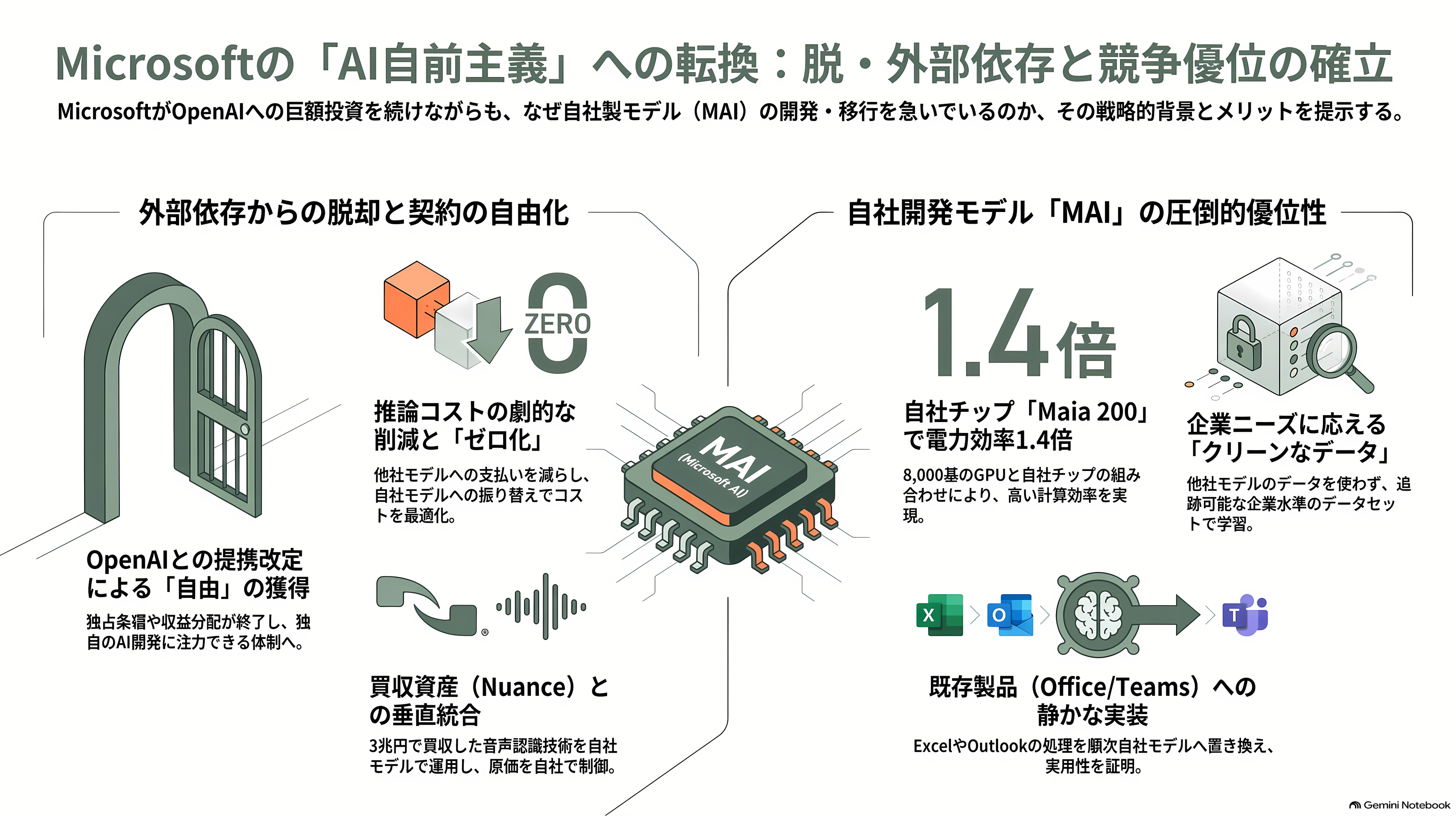 Microsoft、高速・高精度の音声認識モデル、MAI-Transcribe-2発表 - なぜMicrosoftは自分で作るのか - 章扉