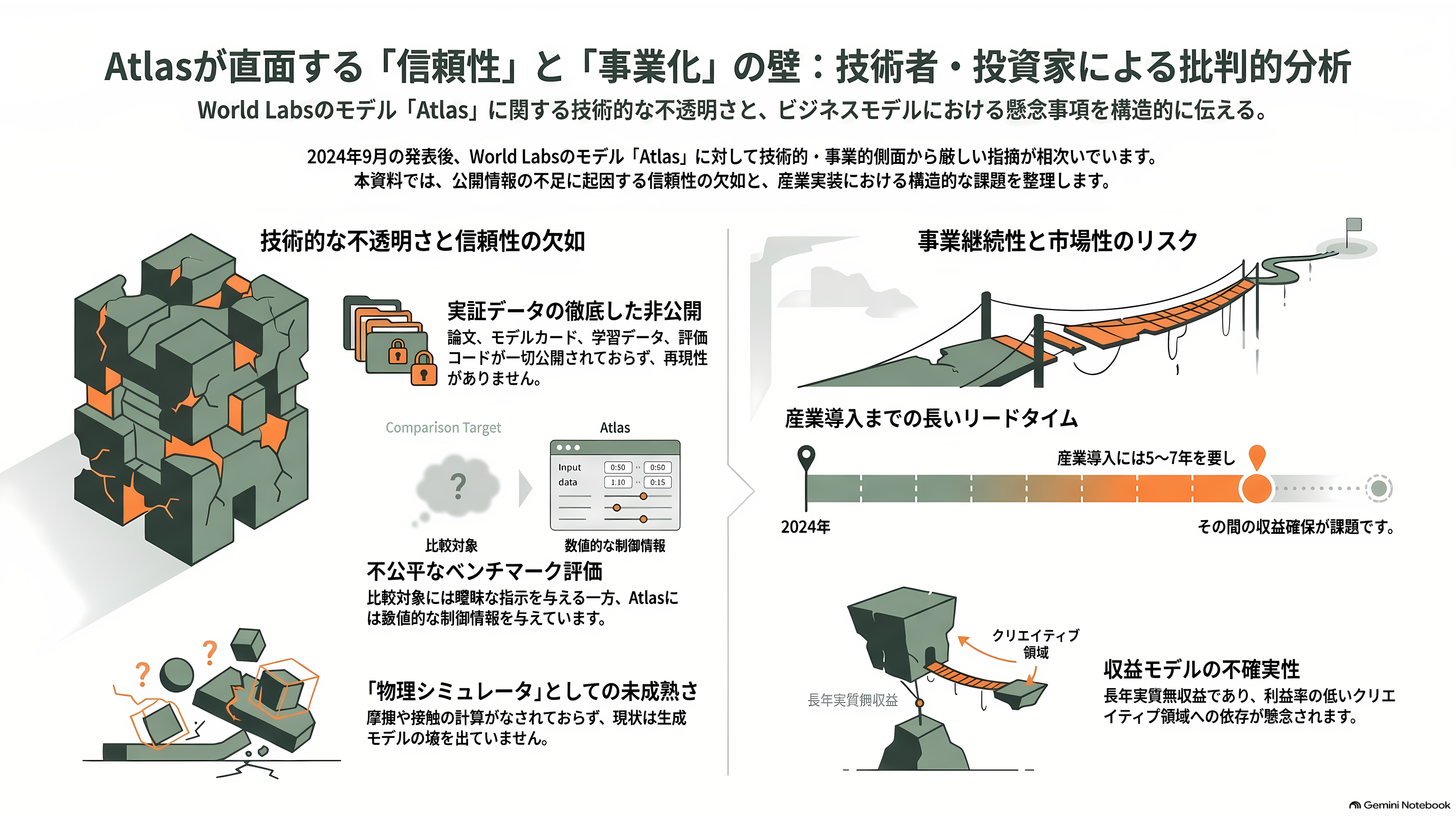 フェイフェイ・リーのWorld Labs、同社が掲げる空間知能（Spatial Intelligence）実装したAtlasを発表。画像から3D空間を生成 - 課題 - 章扉