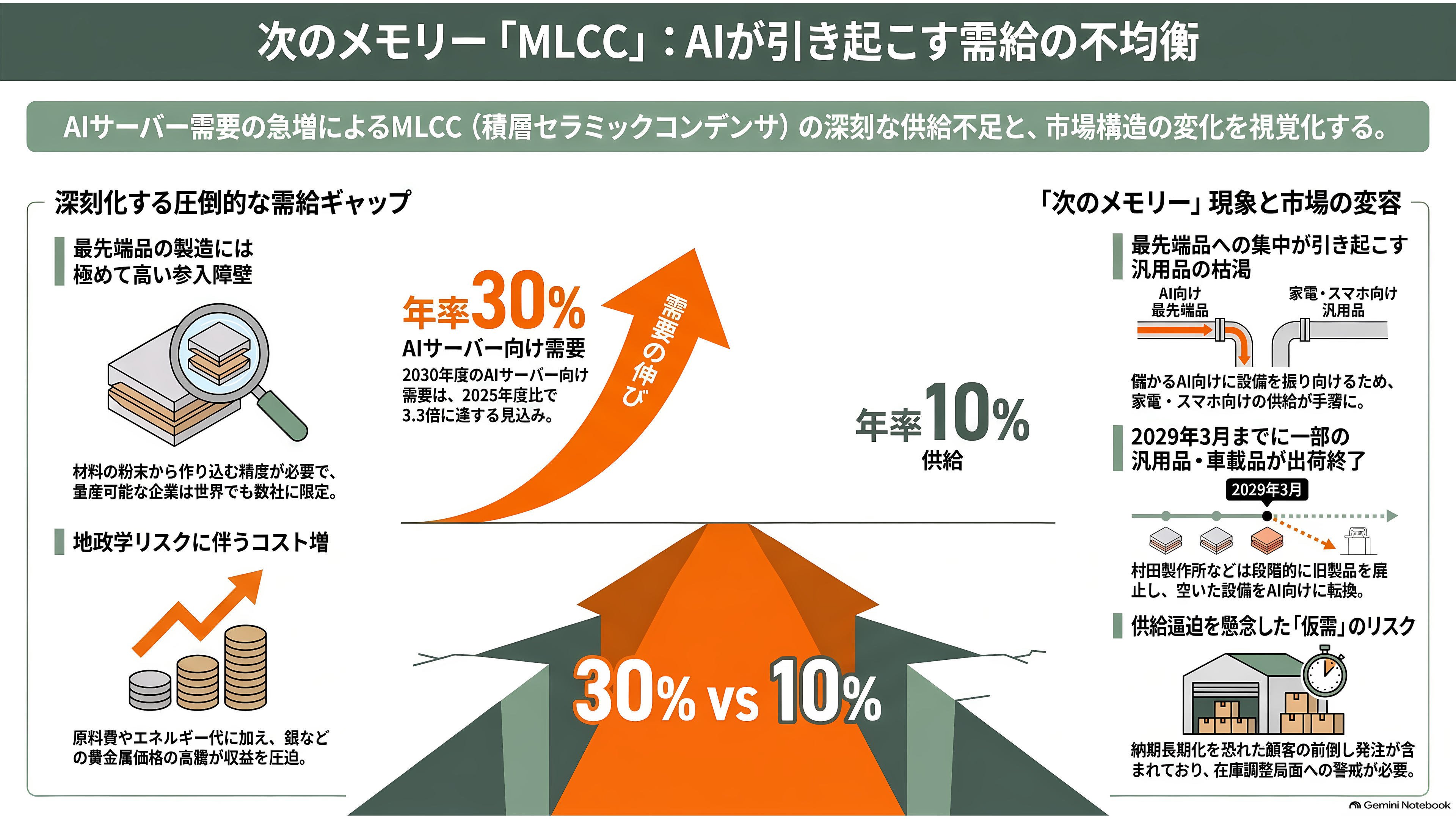MLCC(積層セラミックコンデンサ)の需給逼迫。村田製作所(6981)・太陽誘電(6976)・TDK(6762) - なぜ足りないのか 「次のメモリー」と呼ばれる理由 - 章扉