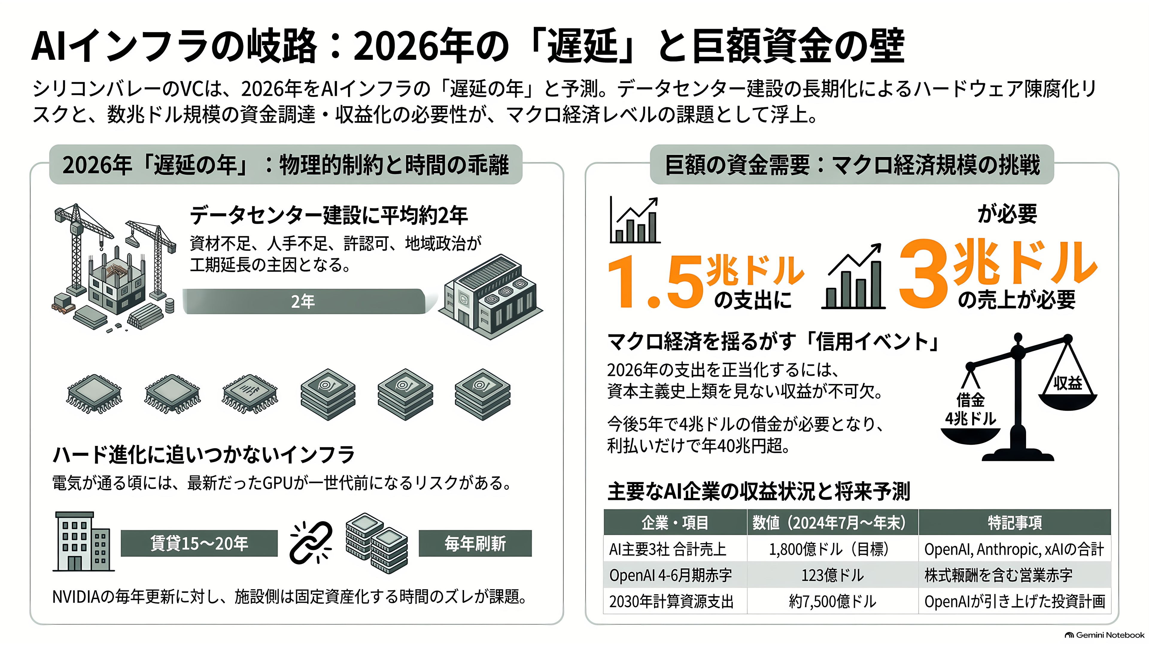 オラクル株(ORCL)、一時8%急落。「不可抗力」通知の報道でOpenAI向けAIデータセンター計画に警戒感 - シリコンバレーのVCはどう見ているか - 章扉