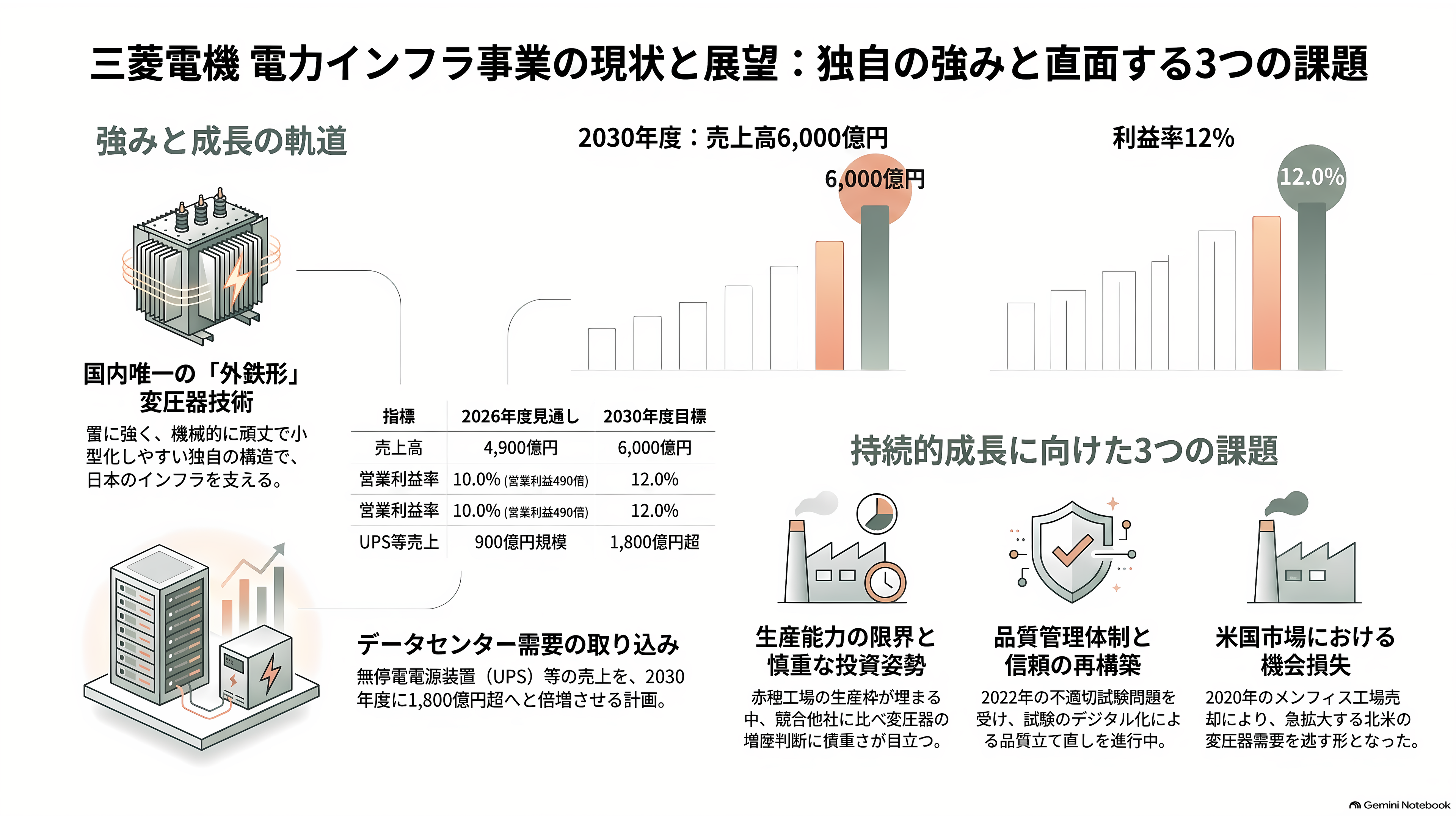 データセンター向け需要増、大型変圧器が全国的に不足。日立（6501）・三菱電機（6503）・富士電機（6504）・東芝 - 三菱電機：国内唯一の外鉄形と、手放したメンフィス工場 - 章扉