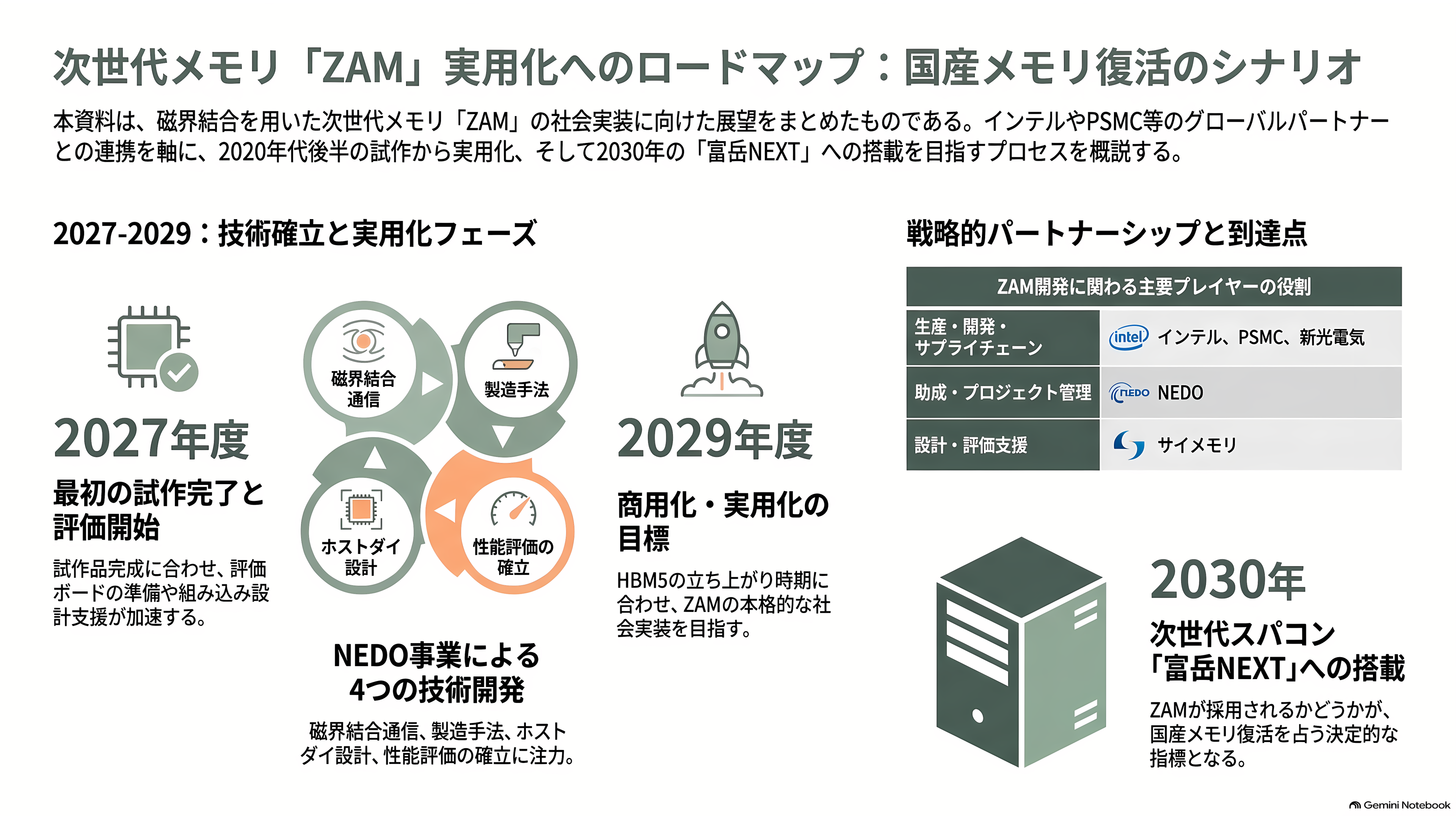ソフトバンク傘下 SAIMEMORY × 新光電気工業が次世代メモリZAMで協業 - これから何が起きるか - 章扉