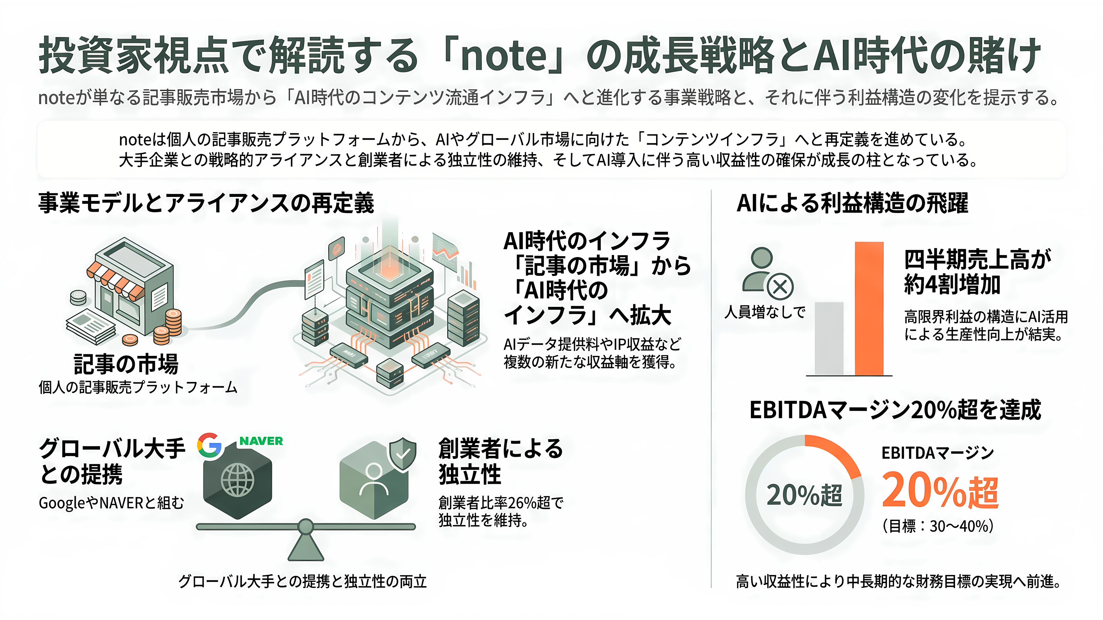 韓国NAVER（ネイバー）が第二位の株主、生成AIで躍進するnote株式会社とは - 投資家の視点で読む、noteの賭け - 章扉